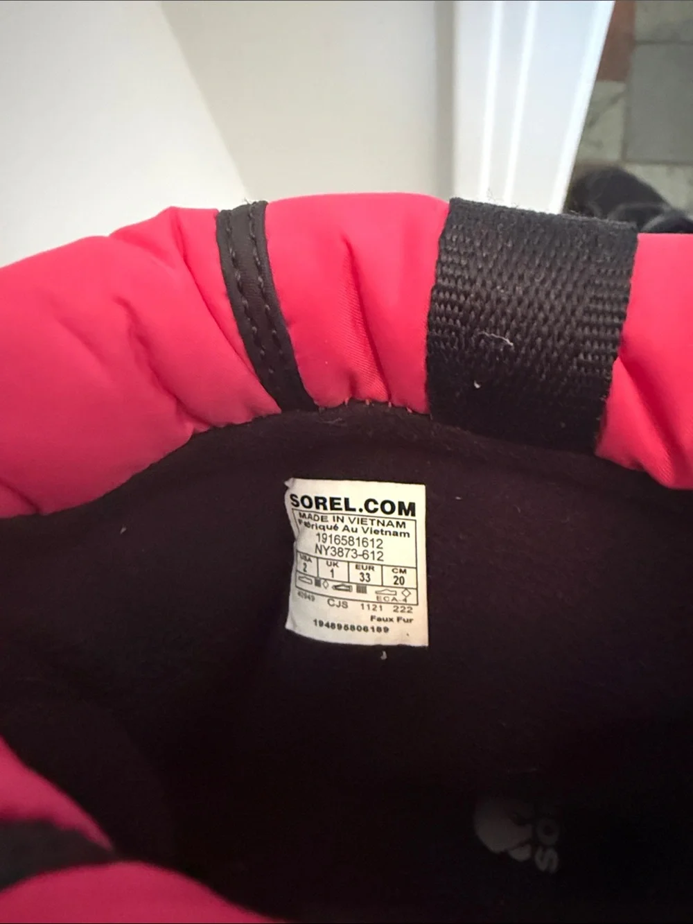 Sorel- Kids Hot Pink Winter Boots